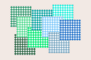 Seamless Gingham Pattern Digital Paper Graphic by zeynepozlemnur ...