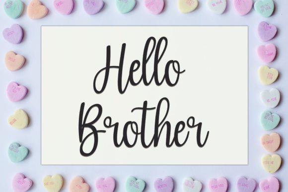 Simple Rustic Font PNG with transparent background - Preview 4