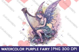 Watercolor Purple Fairy Graphic by sukumarbd4 · Creative Fabrica