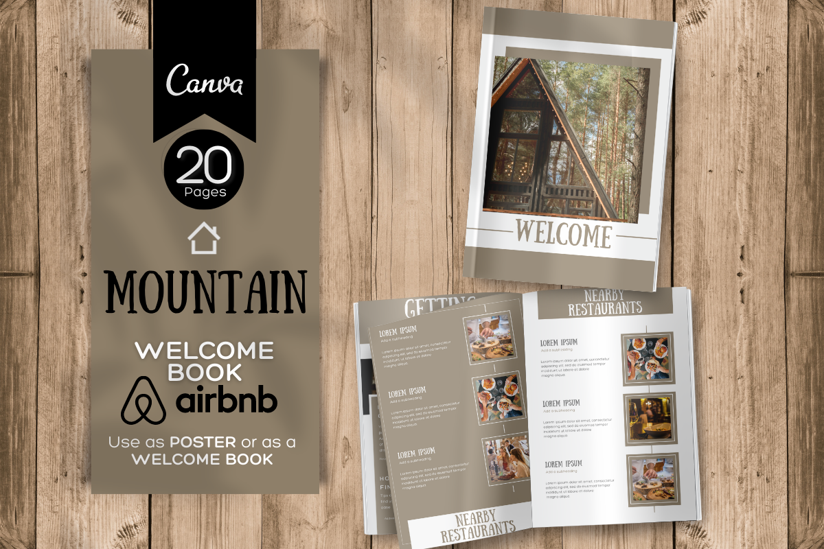 AirBnb Welcome Book Canva Template