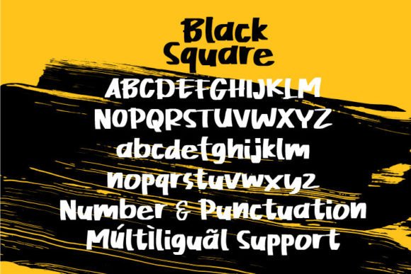 Blacksquare Font - Preview 3
