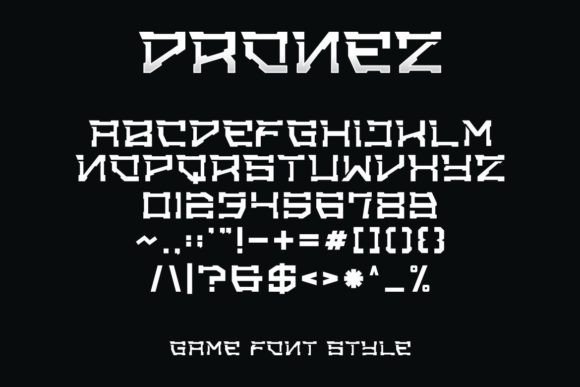 Dronez Font - Preview 3