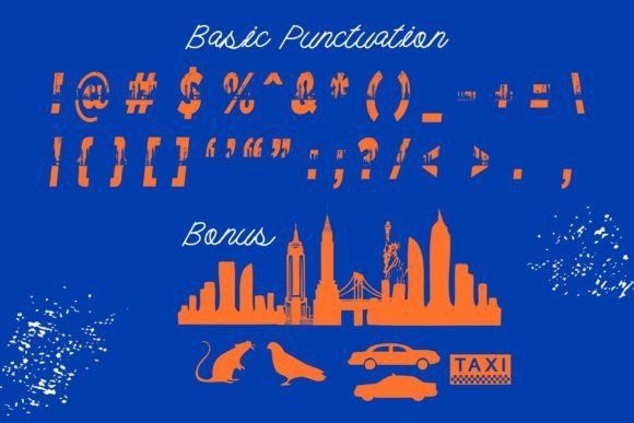 I Love New York Font PNG with transparent background - Preview 3