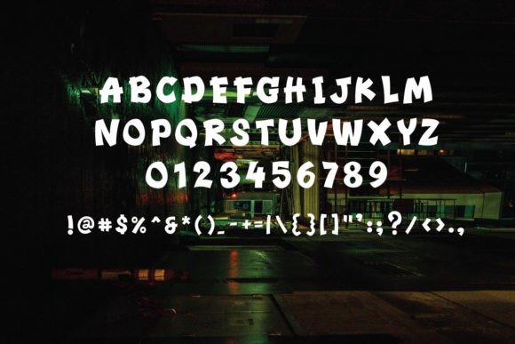 Jacky Font PNG with transparent background - Preview 4