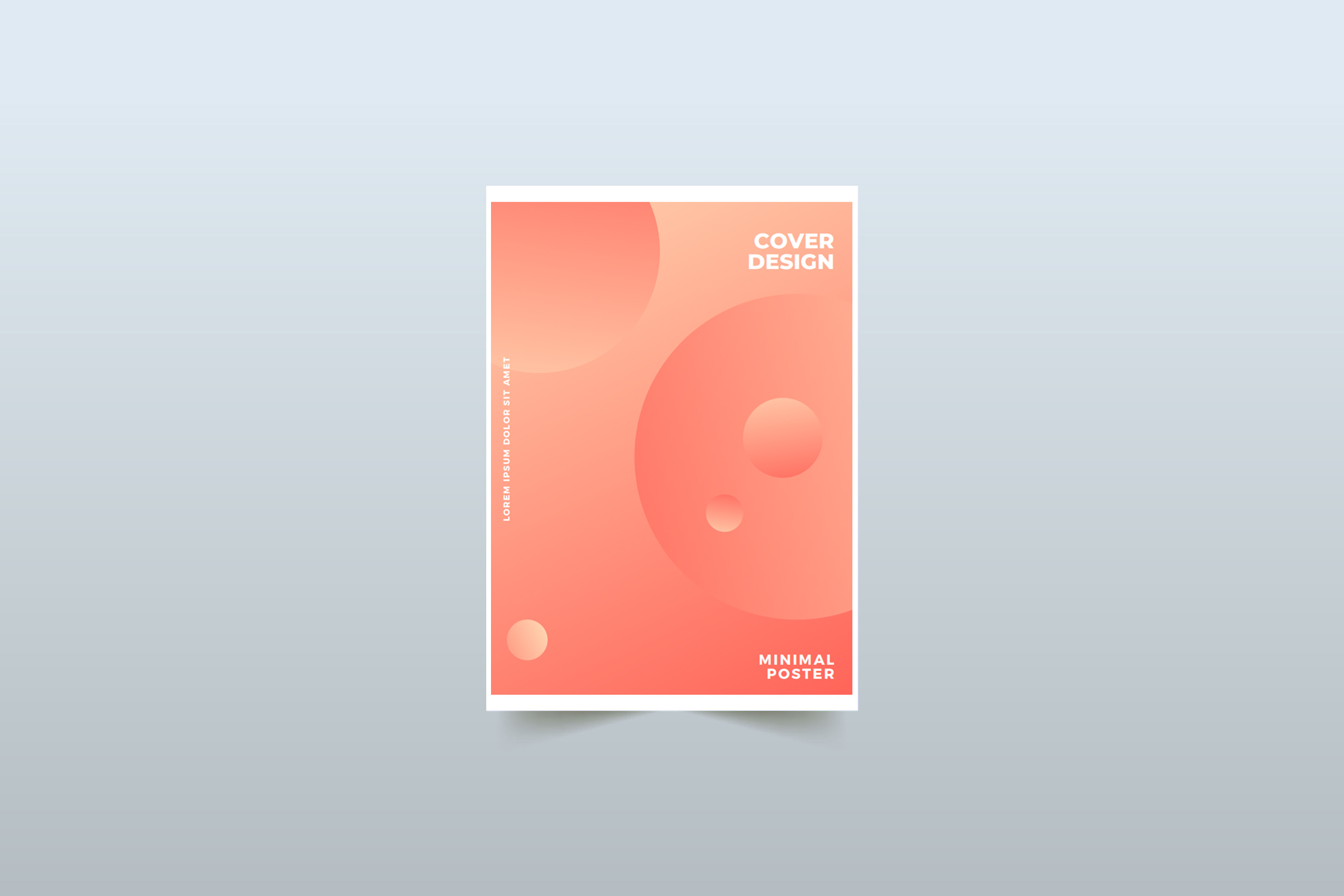 Minimal Poster Cover Design Canvatech