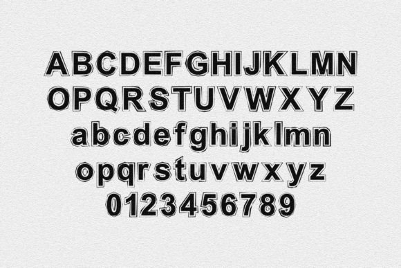 Outgaris Font PNG with transparent background - Preview 2