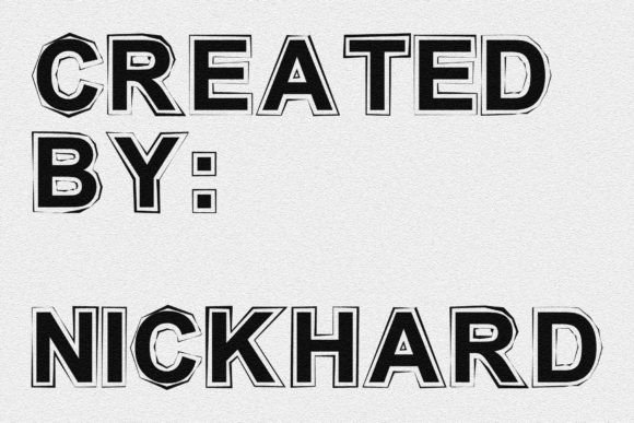 Outgaris Font PNG with transparent background - Preview 3