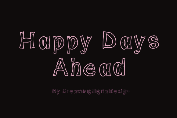 Patriotic Street Dots Font font preview - 1