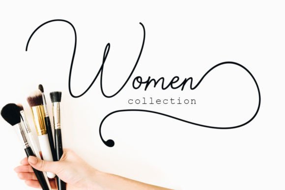 Renata Signature Font PNG with transparent background - Preview 2
