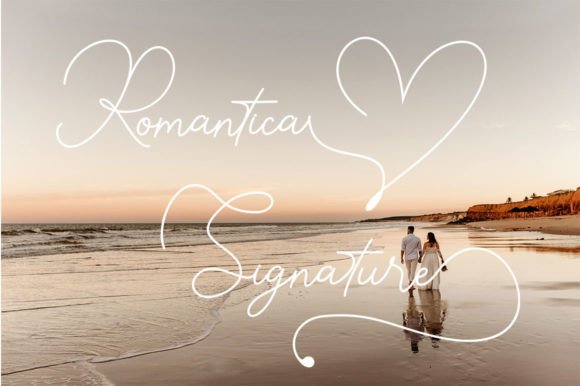 Renata Signature Font PNG with transparent background - Preview 6