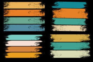 Vintage Sunset Retro Backgrounds Brush Graphic by Aynul Tees · Creative ...