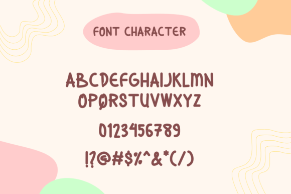 Momosar Font PNG with transparent background - Preview 1