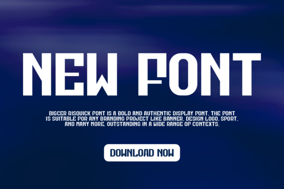 Bigcer Risquick Font - Preview 2
