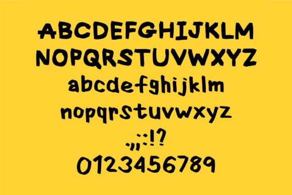 Blackybold Font - Preview 3