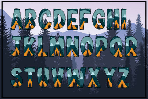 Camp Font - Preview 1