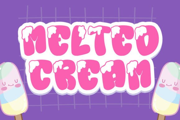 Creammie Font PNG with transparent background - Preview 4