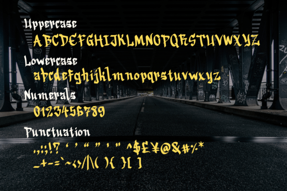 Forster Street Font PNG with transparent background - Preview 1