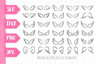 Wing Set Svg Wings SVG| Angel Wing Bundle PNG Graphic by FoxGrafy · Creative Fabrica