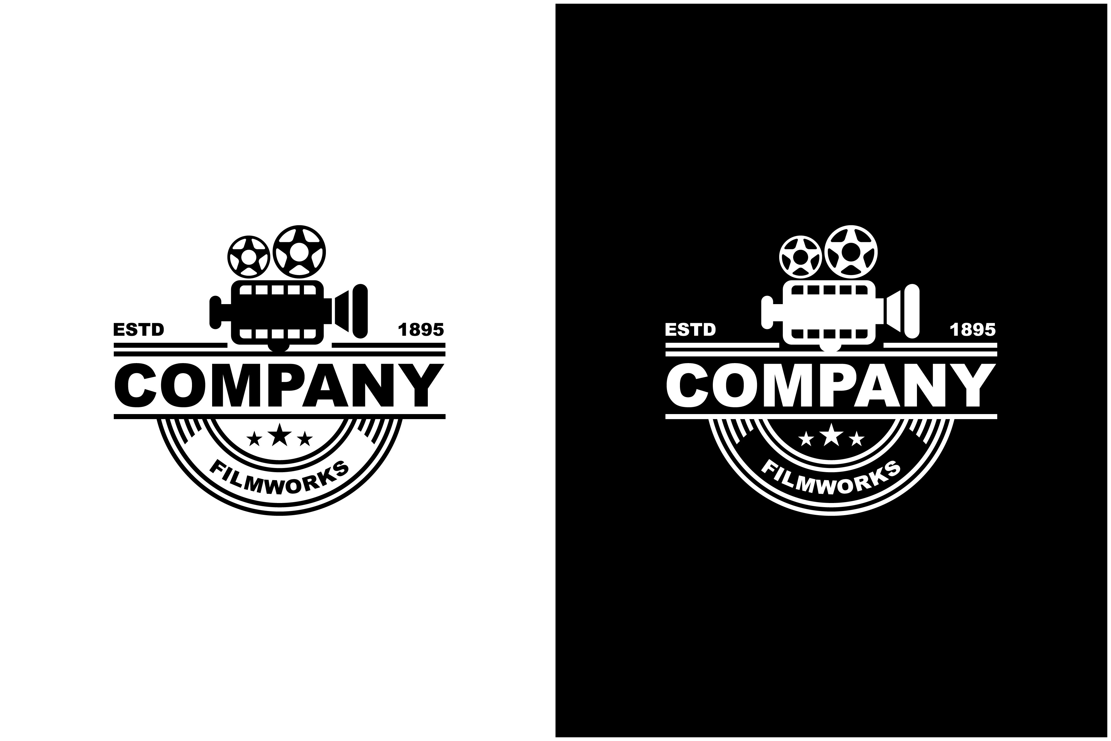 Vintage Camera Video Logo Image