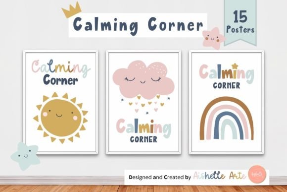 15 Calming Corner Boho Classroom Posters