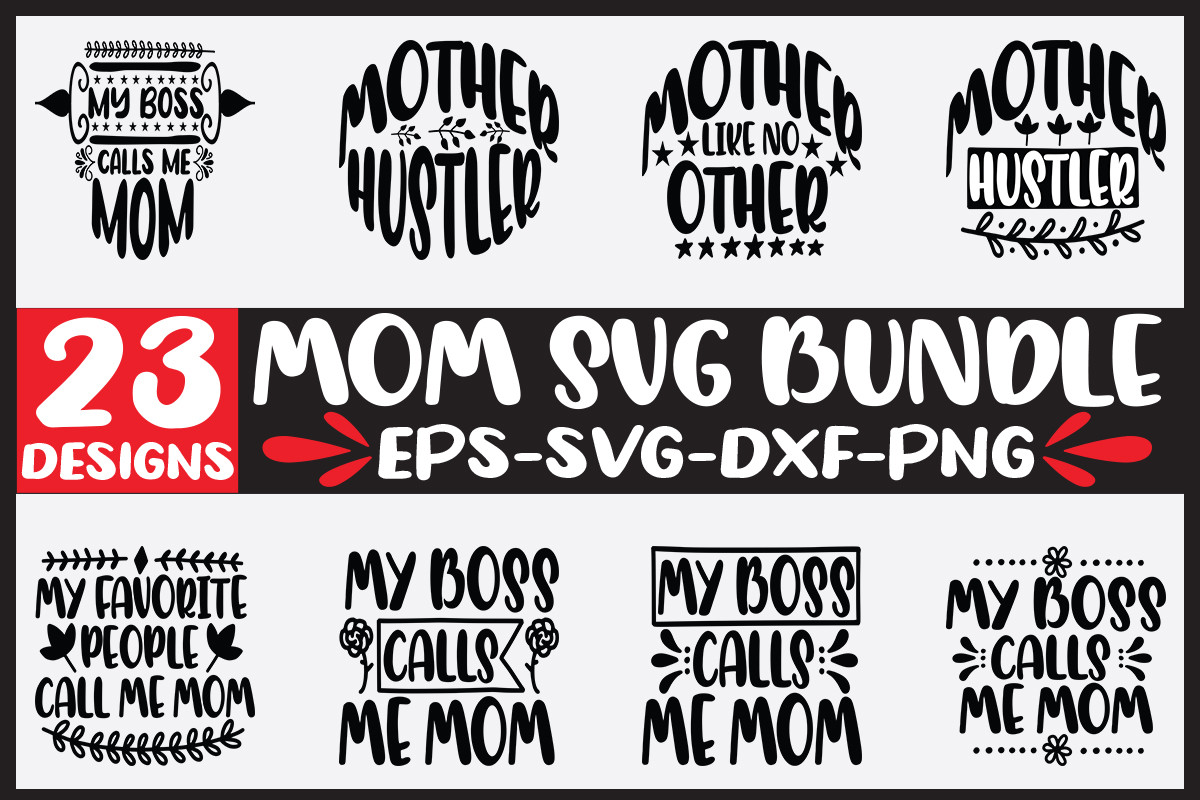 23 Mom Svg Bundle Graphic by Haz Studio · Creative Fabrica