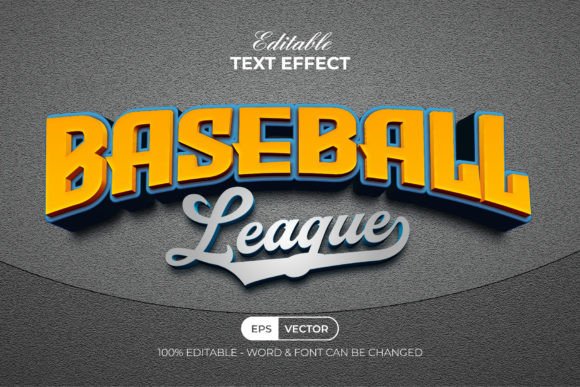Baseball Text Effect Sport Style Graphic Layer Styles By Mockmenot