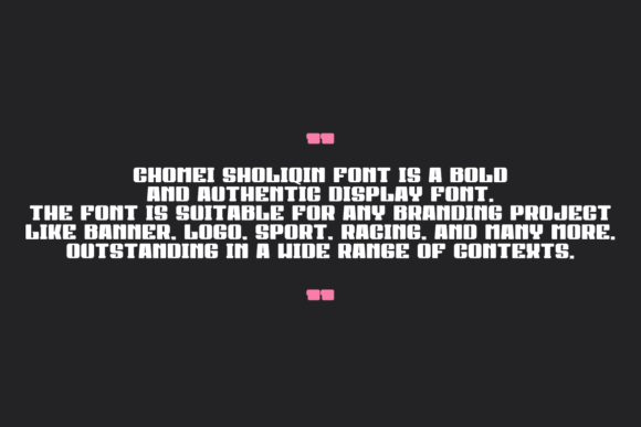 Chomei Sholiqin Font - Preview 4