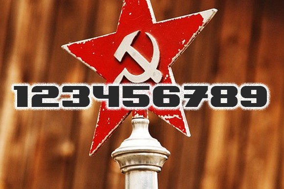 Omsk Font PNG with transparent background - Preview 2