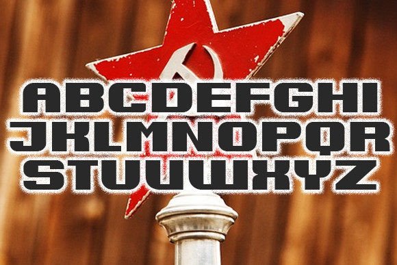 Omsk Font PNG with transparent background - Preview 1