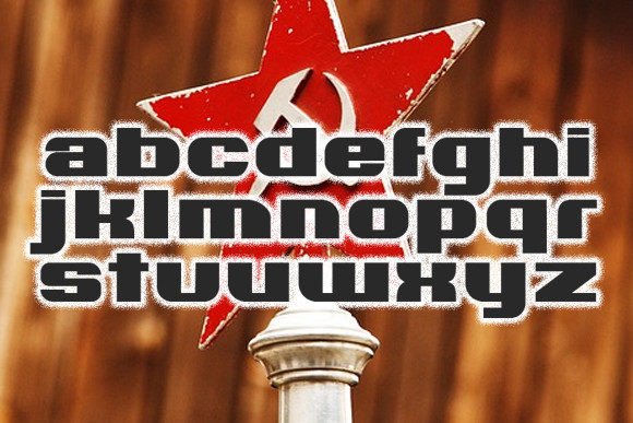 Omsk Font PNG with transparent background - Preview 3