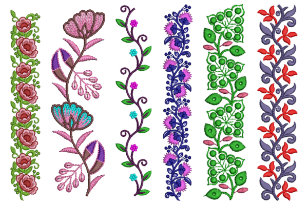 Floral Borders Set