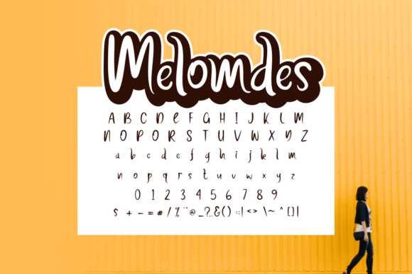 Melomdes Font PNG with transparent background - Preview 4