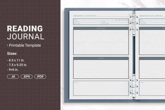 Reading Journal Printable Template