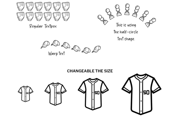 Baseball Doodle Font - Preview 3