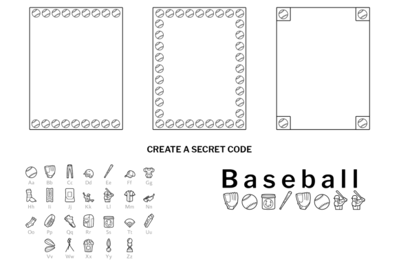Baseball Doodle Font - Preview 5