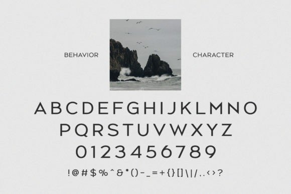 Behavior Font - Preview 4