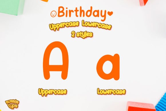 Birthday Font - Preview 1
