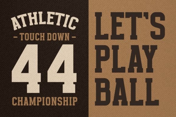 Brown College Font - Preview 3