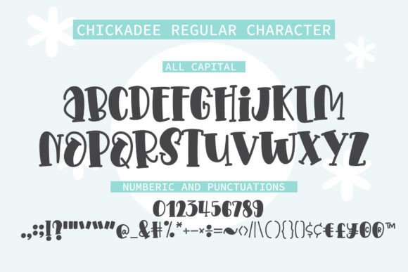 Chickadee Font - Preview 1