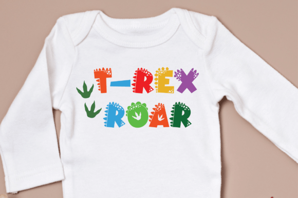 Dino Crew Font PNG with transparent background - Preview 1