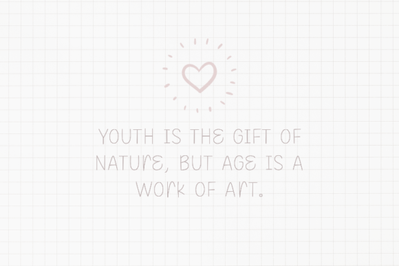 Early Youth Font - Preview 1