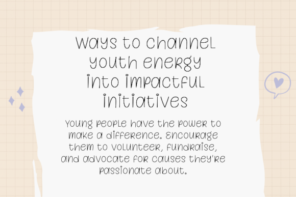 Early Youth Font - Preview 3