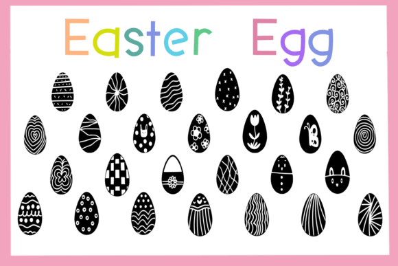 Easter Egg Font - Preview 1