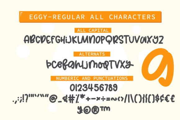Eggy Font - Preview 2