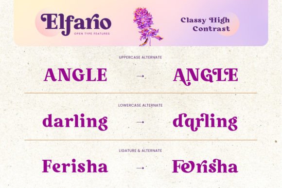 Elfario Font - Preview 4