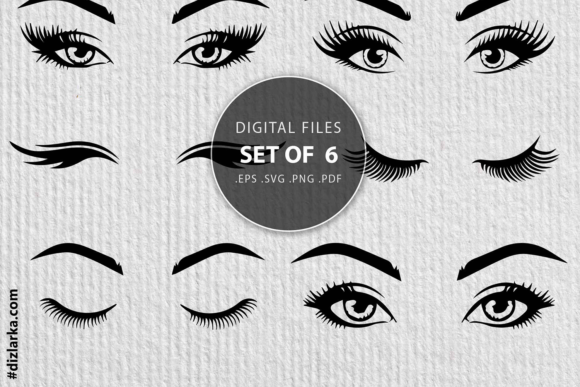Eyelash Svg, Lash Svg Bundle, Lash Maker