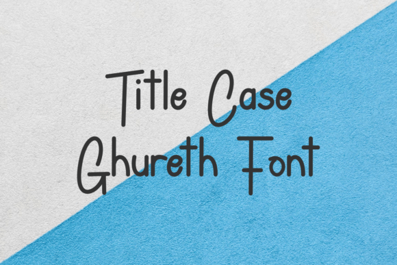 Ghureth Font - Preview 1