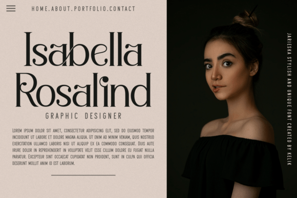 Jarieska Font PNG with transparent background - Preview 1