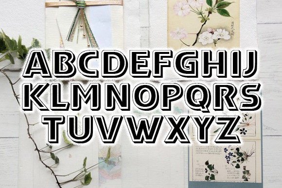 Kotatsu Font PNG with transparent background - Preview 2
