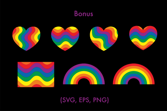 Lgbt Rainbow Font font preview - 4
